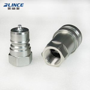 อุปกรณ์ข้อต่อไฮดรอลิกแบบปลดเร็ว1/4 1/2 3/4 1นิ้ว bppt สแตนเลส5800PSI บลิค ISO7241-A - Product Image 1