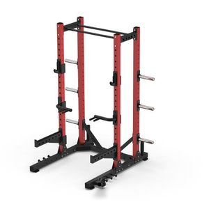 المدمجة حامل رف متعددة رياضة المنزل آلات نصف رف الطاقة رف القرفصاء القابل للتعديل - Product Image 1