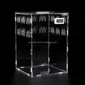 Trong suốt Acrylic môi trường sống Terrarium lắp ráp Acrylic tarantulas Lồng cho loài bò sát - Product Image 2