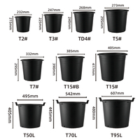 Pots de fleurs créatifs minimalistes pour jardin, en plastique PP de haute qualité, 20 pouces de haut, grande taille, légers et durables