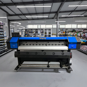 Impresora industrial de alta velocidad de 1,6 m y 1,8 m, impresora eco-solvente de gran formato, impresora de inyección de tinta por sublimación, máquina de impresión de pancartas flexibles de lona - Product Image 1