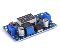 Rcnun — convertisseur de tension DC, régulateur avec affichage LED, voltmètre, 4.0 ~ 40 à 1.3-37V, adaptateur Buck, alimentation réglable