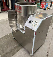 Machine de torréfaction commerciale électrique au gaz et au bois pour piments secs, rôtissoire à agitation automatique pour le traitement du poivre, du sésame et des arachides