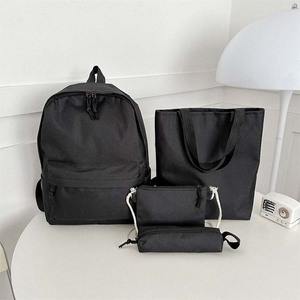 Unisex Biểu Tượng Tùy Chỉnh Trường Ba Lô Thiết Lập 2025 Đồng Bằng Giá Rẻ Dây Kéo Tote Bút Túi Thời Trang Cho Nam Giới Phụ Nữ Mỹ Phẩm Trang Điểm Thiết Yếu - Product Image 6