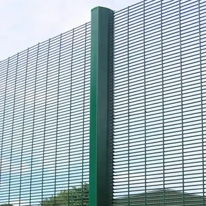 Customized Anti Climb 358 Security Beta Fence For Railway Station Small Hole Wire Mesh Fence