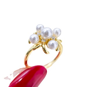 S925 Silver DIY <b>Ring</b> Accessory with Empty Support Trendy Silver Jewelry Featuring 4-5mm Beads 10291 <b>Crystal</b> <b>Rings</b> - Product Image 5