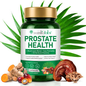 Acentiallabs admite cápsulas saludables para la función de la vejiga, tratamiento de próstata, extracto de mezcla de <span class=keywords><strong>hongos</strong></span>, cápsulas para la salud de la próstata - Product Image 1