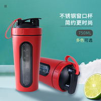 Bouteille d'eau de montagne 700 ml avec bouchon sport, en acier inoxydable, sans BPA, écologique, compatible lave-vaisselle, emballage cadeau, pour la gym et les sports