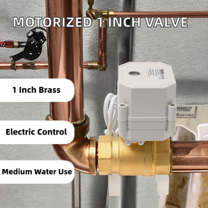 Válvula de Bola Eléctrica Motorizada de 1 Pulgada DN25 de 2 Vías Normalmente Cerrada para Agua, OEM Disponible - Product Image 2