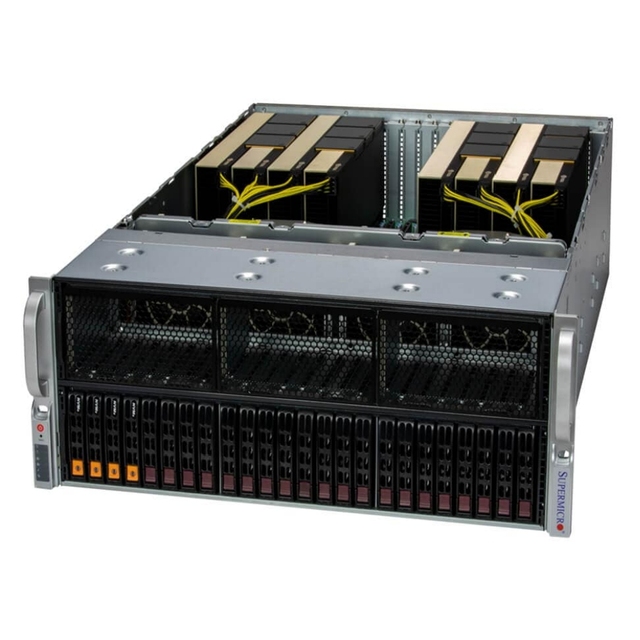 Supermicro SYS-421GE-TNRT AI Server |4U Rack GPU Flagship  | 10 Double-Width GPUs | Core for HPC & Deep Learning