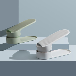 Adjustable Double Layer Shoe Rack Standing Type For Organizing Shoes With Patent Design - Product Image 2