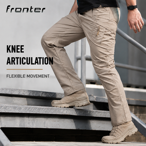 <span class=keywords><strong>Pantaloni</strong></span> Cargo da Uomo Certificati BSCI, Resistenti, <span class=keywords><strong>con</strong></span> 10 Tasche Multiple, per Escursionismo e Trekking - Product Image 4