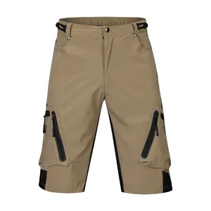 Herren Mountainbike Shorts Fahrrads horts Reiß verschluss taschen Radfahren MTB Fahrrad Bermuda Radhose MTB Shorts