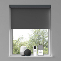 Stores occultants électriques motorisés intelligents WiFi avec batterie rechargeable et télécommande via l'application Tuya pour fenêtres à la française