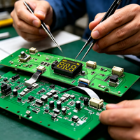 Carte PCBA amplificateur décodeur audio à affichage numérique double canal pour projet de haut-parleur PA domestique DIY