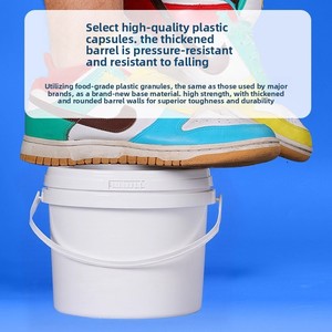Couvercle en <span class=keywords><strong>plastique</strong></span> épaissi de qualité <span class=keywords><strong>alimentaire</strong></span> pour seau à bière ; Conteneur portable de <span class=keywords><strong>20</strong></span> <span class=keywords><strong>litres</strong></span> avec conception hermétique, capacité de 5L/10 Jin - Product Image 3
