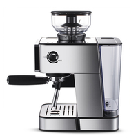 Cafetera AKANE A.81257, 1600 W, 20 Bares, Máquina de Espresso, Capacidad de 1.8 L, Molinillo de Granos de 280 g, Ciclo de Preparación Doble, 2 en 1