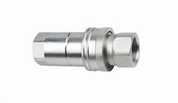 Coupleur hydraulique à connexion rapide, coupleur à déconnexion rapide 1/4G YAG ISO 7241-1A/ avec capuchon anti-poussière, remplace la série 6600