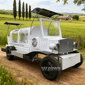 รถศพไฟฟ้า ZOWN สีขาว 4 ล้อ สำหรับขนส่งโลงศพในพิธีศพ - Product Image 2