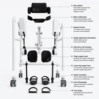 Nouveau robot de rééducation ambulant pour les membres inférieurs, destiné aux professionnels médicaux, pour la récupération post-AVC et l'hémiplégie