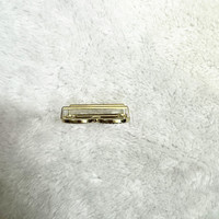 Boucle de ceinture de haute qualité avec strass intégrés, lettre B, inspirée des créateurs, en alliage électroplaqué, 3cm*3.3cm, accessoire de mode