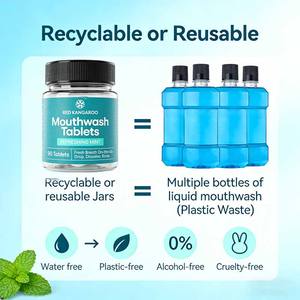 Mundwasser-Tabletten zur Unterstützung der Mundgesundheit und für ein Hydratisiertes und Erfrischtes Gefühl im Mund - Product Image 5