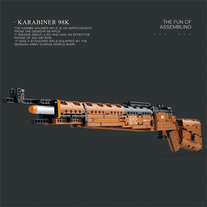 ตัวต่อ Reobrix 77003 ชุดปืนสไนเปอร์ Mauser 98K ของเล่นตัวต่อพลาสติก 1028 ชิ้น สำหรับเด็ก พร้อมคู่มือการประกอบที่เข้าใจง่าย - Product Image 5