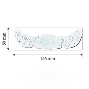 24 Pièces de Patchs de <span class=keywords><strong>Tatouage</strong></span> Temporaire pour le Visage, Écologiques, Holographiques, Multichromes, Pailletés, en Forme de Cœur et d'Étoile, Imperméables, pour le Maquillage Féminin - Product Image 5
