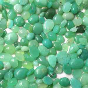 Cabujón de piedras preciosas sueltas de ónix Natural superior, fabricación de joyas finas, forma mixta, 100 Uds. Luz - Product Image 3