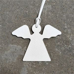Cute Angel Shape Leather <b>Bag</b> <b>Charm</b> Multicolor Angel Pendant for Handbag Car Key Decoration - Product Image 2