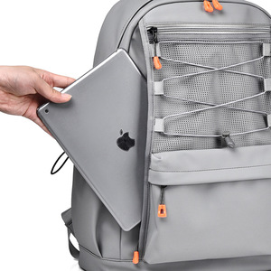 2025 Men's Waterproof Travel Backpack New Contrast Color Junior High School College School <b>Bag</b> Made Oxford - Product Image 5