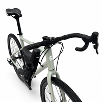 Vélo de gravier 700C 14 vitesses avec freins à disque, cadre en alliage d'aluminium léger, idéal pour les trajets quotidiens, l'aventure, les sentiers, la ville et la conduite urbaine