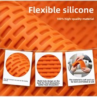 Nouveau support pliable en silicone pour téléphone portable et tablette, support de bureau intégré, à poser sur le bureau, support de téléphone portable réglable et portable