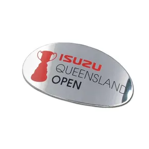 Tùy Chỉnh Thiết Kế Kim Loại 3D Gương Dập Nổi Rasied Khắc Nhôm 0.5Mm Dính Tên Tấm Nhãn Dán Nhãn Logo Thẻ - Product Image 1