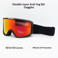 Nuevas Gafas de Esquí de Doble Capa Antivaho con Protección UV, Protección Contra la Nieve, Resistentes al Viento, Aptas para Hombres y Mujeres, Deportes al Aire Libre