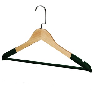 Bolsas de Almacenamiento para Perchas y Racks de Ropa de Uso Comercial, Antideslizantes, de Madera de Arce Maciza con Cubierta de Terciopelo - Product Image 6