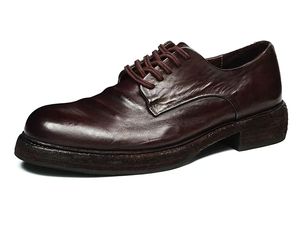 Zapatos de cuero genuino de vaca de primera calidad con cordones estilo inglés, conjunto de tres piezas para hombre, informales de negocios, para boda, 2026 - Product Image 6