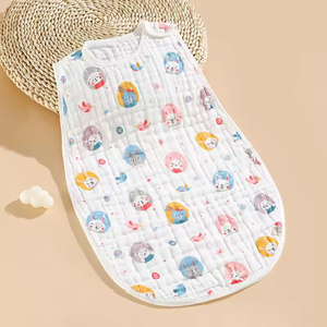 Sac de couchage pour enfants anti-coup de pied à motif de dessin animé avec <span class=keywords><strong>double</strong></span> couche de <span class=keywords><strong>gaze</strong></span> <span class=keywords><strong>en</strong></span> coton - Product Image 6