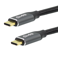 XPB Tressé Nylon USB C 3.2 Gen 2 Câble 4K 60Hz Sortie 20GBPS Fonction de Données 100W PD Faisceau de Câbles de Charge