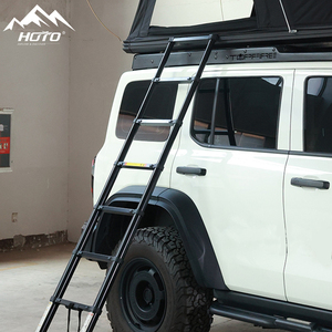 Hoto Pop Roof Top Lều hộp XL 4 Người cắm trại Lều Úc <span class=keywords><strong>campervan</strong></span> Hợp kim nhôm cứng hàng đầu quảng cáo trên mái nhà lều cho xe hơi - Product Image 2