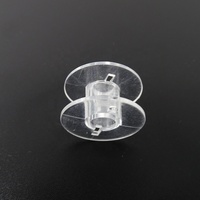 Bobines de machines à coudre transparentes en plastique, 50 pièces, bobines de bobine pour Machine à coudre domestique, travail d'aiguille, artisanat Transparent, taille unique