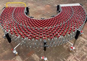 China Factory Flexible Plastic Skate Wheel <strong>Telescopic</strong> <strong>Conveyor</strong> for Unloading Goods - Product Image 2