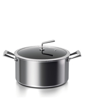 Cuisine de haute qualité Cuisson Friture Woks Casseroles Casseroles Peu Profondes Casseroles et Casseroles 3 Couches En Acier Inoxydable Batterie De Cuisine