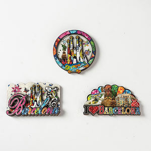 3 giorni di campioni di resina/legno, paesi stampati e dipinti a mano in tutto il mondo magneti per frigo con Design personalizzato - Product Image 1