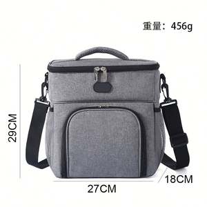 Sac isotherme alimentaire d'extérieur personnalisable JX107, sac isotherme carré en aluminium épais, sac isotherme pour bière froide - Product Image 3