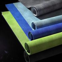 Cuir synthétique PU à texture tissu, en promotion, pour coques de téléphone, classeurs, emballages, cuir recyclé GRS