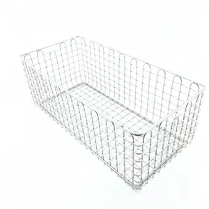 Manufacturer Customized Stainless Steel Woven Wire Mesh Storage Basket