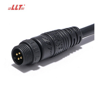 LLT Factory M12 110V 10A 2 3 4 5 6 7 8 Pin Aviation Mâle à Femelle Connecteur de câble étanche
