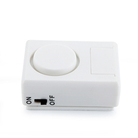 Alarm Pintu Jendela Magnetik Mini MEINOE 125dB Sensor Keamanan untuk Rumah Apartemen Toko
