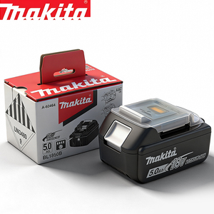 Batería de Iones de Litio <span class=keywords><strong>Makita</strong></span> BL1850 de 18 V y 5.0 Ah con BMS, 4000 Ciclos de Vida, Indicador LED para Sierra Eléctrica - Product Image 3